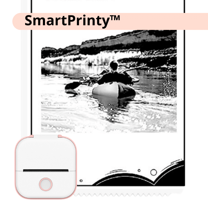 SmartPrinty™ T02 │Imprimante Sans Encre – Happy Memo