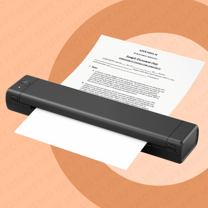 Imprimante De Poche Sans Fil, Imprimante Sans Encre Durable 200 Dpi Mini  Portable Pratique Pour Mémo D'étiquette Pour Photo Vert 